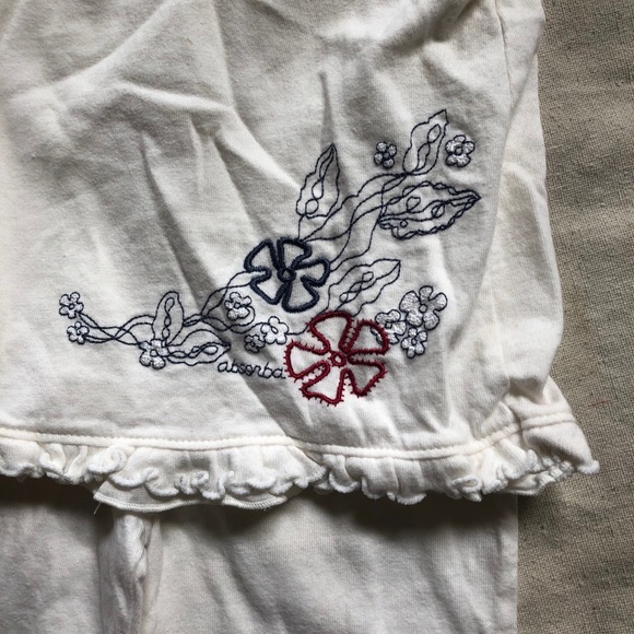 Absorba 2 piece outfit, NWOT, cream w/ red & blue. BUNDLE & SAVE! - Picture 4 of 8